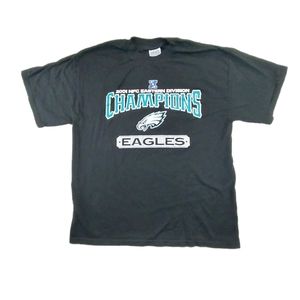 Vintage NWOT Philadelphia Eagles 2001 NFC Champions Men's Large T Shirt